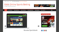 Desktop Screenshot of oddsonlinesportsbetting.com